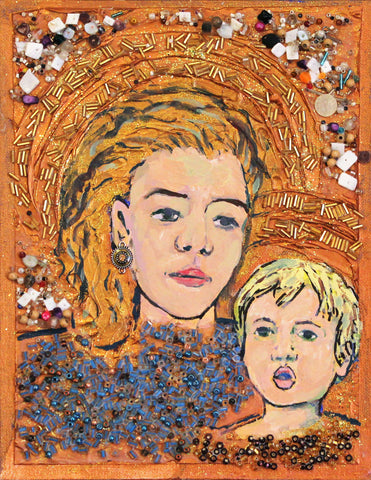 Gold Madonna and Child