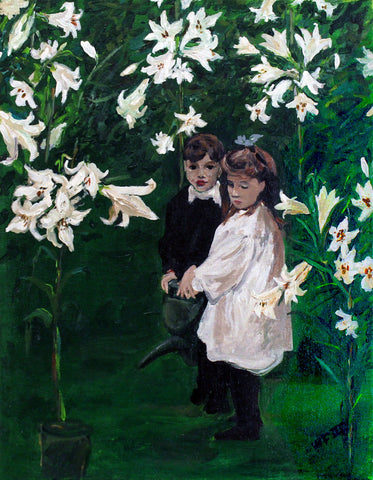 Homage to John Singer Sargent + Garden Study of the Vickers Children