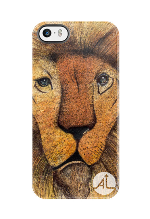 Brown Lion iPhone Case